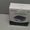 Air Purifier for Home  True HEPA Filter for Pets, Smoke & Allergies | 600 Sq Ft Coverage | Ultra-Quiet & Portable for Bedroom/Travel (1 Pack, Grey White)