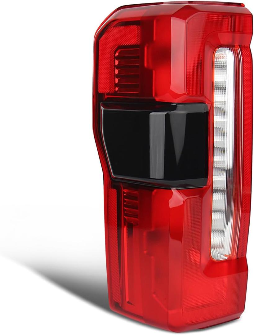 Tail lights Fit for 2023-2025 Ford F250 F350 Super Duty | w/Blind Spot Halogen Rear Light Taillight Rear Brake Lamp Signal PC3Z13405B FO2800294(W/Blind Spot, Left Driver Side)
