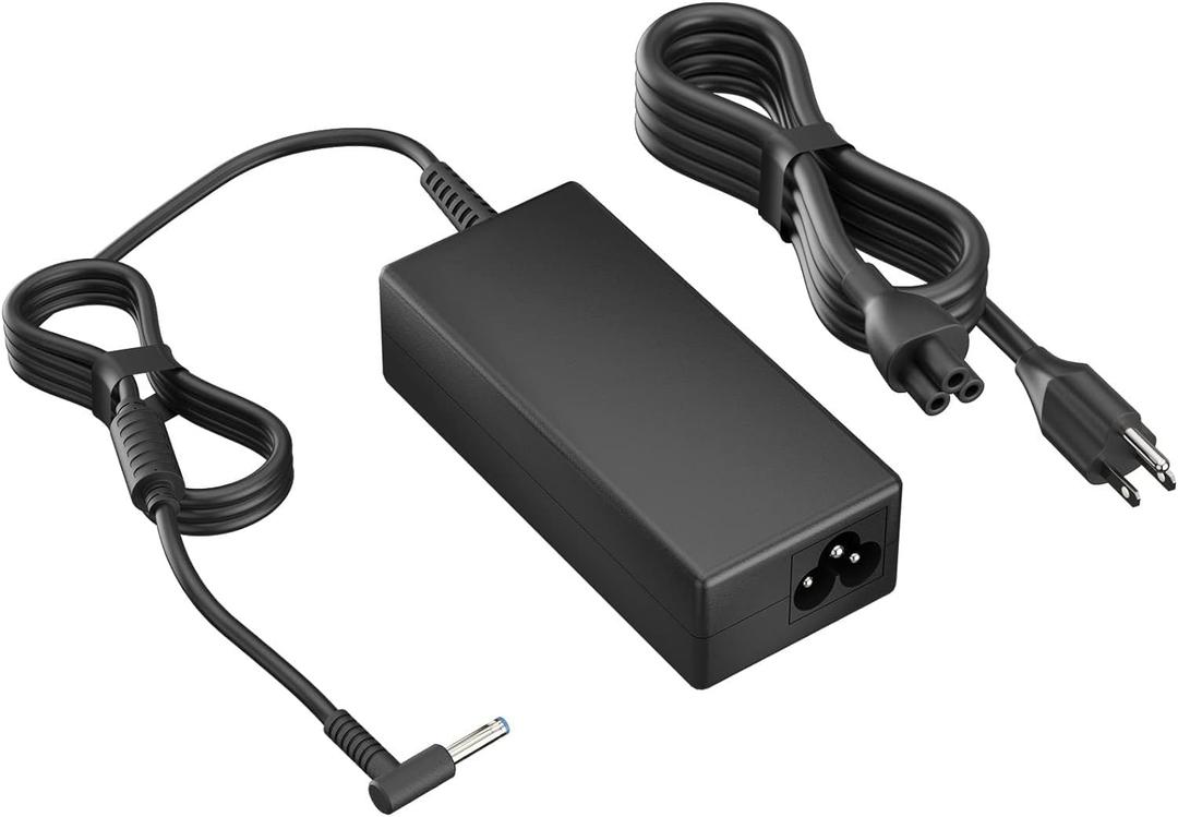 65W AC Power Charger, Compatible with HP Probook and Pavilion Laptops, Fast Charging, 19.5V 3.33A, 4.5*3.0mm Blue Connector, Charging Adapter Cord