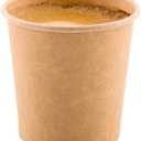Restaurantware RW Base 4 Ounce Eco-Friendly Drink Cups 50 Unbleached Paper Cups - Single Wall No Artificial Dyes Brown Paper Recyclable Coffee Cups Leakproof Matching Lids Sold Separately