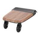 Evenflo Stroller Rider Board, Convenient Riding Options, Non-Skid Surface, Smooth-Ride Wheels, Easy to Use, Holds up to 50 Pounds, No Additional Parts Needed - 1 Count (Pack of 1), Tan