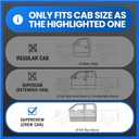 Tyger Auto Underseat Storage Box Compatible with 2015-2026 Ford F-150; 2017-2026 F-250 F-350 SD Supercrew Cab, Black Rear Under Seat Storage Organizer Cargo Box | TG-CB5F2228
