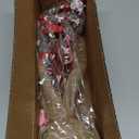 Valentine's Day Tree Tabletop Decorations with 20 Red Lights, Timer, Battery Operated - 16 Inch, Pink & White Hearts, 32 Red Berries - Perfect for Home, Table, Bedroom, Indoor Party & Wedding Decor