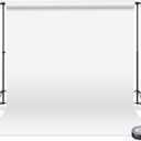 Denny Mfg - Seamless Paper Backdrop for Photoshoot with Free Gaffer Tape – True White Photography Paper Roll Background with Matte Finish for Studio, Video & Content Creation – (86 in x 36 ft)