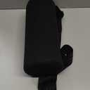 QUTOOL Lumbar Roll, Lumbar Support Pillow for Office Chair with Non-Slip Wider Strap, Back Pain Relief & Posture Improvement, Washable Cover, Office Desk & Car Accessories, Black, Firm