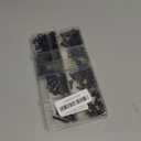 280 PCS M5 Screws Assortment Kit, 12.9 Grade Alloy Steel M5 Bolts Kit, M5x 8/12/16/20/25/30mm, Hex Socket Head Cap Screws Bolts Nuts Washers Set (Black)