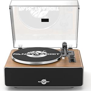 Bluetooth Record Player with Speakers,Turntable for Vinyl Records