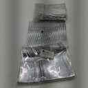 WDF 180 Pieces Silver Plastic Silverware - Silver Plastic Cutlery - Fancy Plastic Silverware Heavy Duty - 60 Forks 60 Knives 60 Spoons - Disposable Plastic Utensils Perfect for Party/Wedding