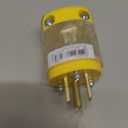Leviton Grounding Lighted Plug End Replacement, 515PV-LIT