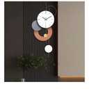 Decorative Wall Clocks for Living Room, Large Modern Metal Clocks Battery Operated Wall Art for Home Big Silent Clock Wall Decor for Living Room/Bedroom/Kitchen/Office,14 * 28 Inch