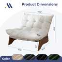 MAXYOYO Adjustable Living Room Chair, 3-Position Accent Chair with Frame, Large