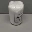 5 STARS UNITED Knee Pillow for Back Sleeping  Memory Foam Cushion for Sciatica Pain Relief  Under Leg Support for Sleeping on Back  Large Half Moon Bolster for Bed, White