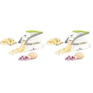 Starfrit Pro Fry Cutter & Cuber - 3-in-1 - Homemade French Fries, Slices and Diced Cubes Potato & Vegetable (Pack of 1)