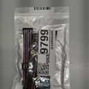 Compatible with 16mm 18mm 19mm 20mm 22mm 24mm Watch Bands Quick Release Replacement Wristband,Adjustable Stretchy Nylon Solo Loop Straps Fabric Braided Sport Elastic Bands for Men Women (Black+Bohemian Blue+Bohemian Red)