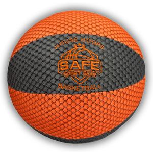 Safe Sport Gear The House Basketball - House Hoops Soft Basketball - Realistic Texture and Bounce - Will Not Scuff or Scratch Floors and Walls (Small Size 4)