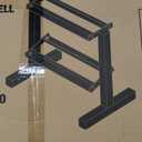 Cap Barbell Two Tier Dumbbell Rack (Black - 24 Inch)