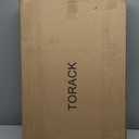 TORACK Heavy Duty Wall Mounted Folding Workbench, Space-Saving Collapsible Wall Table/Desk for Garage Workshop, Holds Up to 550 lbs(Board Size: 32 x 18 in)