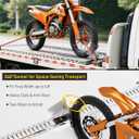 Wyckoff E-Track Dirt Bike Wheel Chock for Trailer,Heavy-Duty & 360 Swivel | Floor or Wall Mount, with Track Clip,Secure Bicycles,Dirt-Bikes & Small Motorcycle Transport,Fast & Easy to Install and Remove