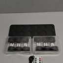 GenSwin 12 Rechargeable Tea Lights Candles with Charging Base and Remote Timer, Flameless LED Tealight Candles Battery Operated Halloween Fall Wedding Table Centerpieces (Black, 1.57 x 1.85)