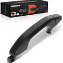 A-Premium Rear Left or Right Upgraded Metal Exterior Door Handle Compatible with Chevy Silverado 1500 2500 3500 HD, Tahoe, Colorado, Suburban & GMC Sierra, Yukon & Cadillac Escalade, Primed Black