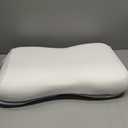 Cervical Neck Pillow for Neck Support, Adjustable Memory Foam Pillow with Customizable Height and Firmness for Side, Back, Stomach and CombSination Sleepers, White 1 pcs