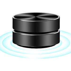 Bluetooth Mini Speaker Bone Conduction Portable Wireless Speaker Stereo Bass Sound Creative Portable Speakers Mini Size Music Player for Home,Outdoor,Travel (Black)