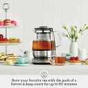 Breville BTM800XL Tea Maker Infuser and Water Kettle, 51 oz, Brushed Stainless Steel and Glass