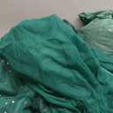 Girls Mesh Tutu Dress Velvet Ruffle Tulle Party Toddler Princess Gown Vintage Christmas Birthday Party Green 13-14 Years