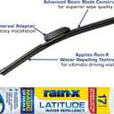 Rain-X 5079283-2 Repellency Water Repellent Wiper Blades, 17" Windshield Wiper, All Weather Streak-Free for Enhanced Visibility w/Water Repellency Formula