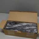 SWTYMIKI Over the Door Shower Caddy - 3 Tier Adjustable Shower Organizer Hanging with Soap Holder, No Drilling Stainless Steel Bathroom Rack Hanging for Body Wash, Shampoo, Soap, Razor, Black