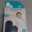 Love to Dream Swaddle UP, Baby Sleep Sack, Self-Soothing Swaddles for Newborns, Improves Sleep, Snug Fit Helps Calm Startle Reflex, New Born Essentials for Baby, 8-13lb, Denim