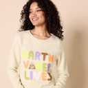 Amazon Essentials Disney | Marvel | Star Wars | Princess Women's Fleece Crew Sweatshirts (Beige, XL)