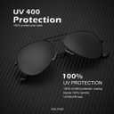 KALIYADI Classic Aviator Sunglasses for Men Women Driving Sun glasses Polarized Lens UV Blocking