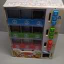 Melissa & Doug Sort-Stock-Select Wooden Vending Machine Toy with Play Food, Mini Vending Machine Toys & Play Money, Preschool Toys for Kids Ages 3+