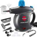 Handheld Steam Cleaner, Pressurized Multi-Surface Steam Shot with Accessories, Safety Lock, Steamer for Cleaning Floor, Upholstery, Grout, Windows, Couch and Car, Grey