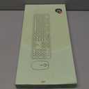 FOPETT Wireless Keyboard and Mouse Combo - 2.4G Full-Sized Cute Colorful Mouse and Keyboard with 104 Round Keys Retro Typewriter Keyboard for Laptop/Windows/PC - Blue Gradient