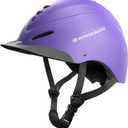 OutdoorMaster Equestrian Helmet, Horse Riding Helmet with Sun Visor and Excellent Ventilation, Adjustable Safe Helmet for Men, Women & Youth