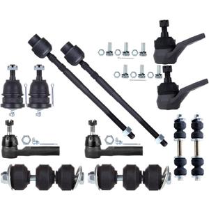 SCITOO 12 Pcs Suspension Kit Tie Rod End Ball Joint fit 1991-1999 for Buick LeSabre