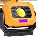 Adelante 1Pack Magnetic Work Light Rechargeable, 1500LM LED Work Light, 360° Rotating Stand 3 Color Temperature 12 Modes Waterproof Bright Flashlight for Mechanic, Shop, Working on Cars, Power Outages