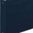 Carstens 3-Inch Heavy Duty 3-Ring Binder - Side Opening, Navy Blue, Durable Plastic, Precision No-Gap Rings, Waterproof Cover, No Pockets, Holds 400 US Letter Sheets, BPA-Free, Made in USA (1749-3R) (Individual)