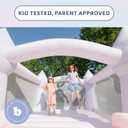 Bounceland Bouncy Castle Daydreamer Cotton Candy Bounce House, Pastel Bouncer with Slide, 12 ft L x 9 ft W x 7 ft H, UL Blower Included, Trendy Bouncer for Kids, Indoor and Outdoor Use