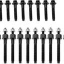 Exhaust Manifold Bolts & Studs Hardware Kit set Compatible for 2009-2020 Chrysler Dodge Ram 5.7L V8 Engines. Complete set Left + Right