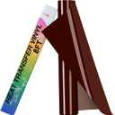 HTVRONT HTV Rolls Heat Transfer Vinyl - 12" x 8ft Brown HTV Sheets for Shirts, Iron on Vinyl for All Cutting Machine - Easy to Cut & Weed for Heat Transfer Design (Brown)