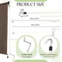 1 Pack Skylight Opener Pole Universal Shade Crank Wand, Beige, 1.5"W x 49.41"H