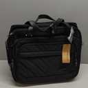 VANKEAN Rolling Laptop Bag Women with Wheels, 15.6 Inch Rolling Briefcase for Women, Water Repellent Overnight Computer Bag with RFID Pockets for Travel Business Work, Black