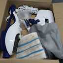 CYK Steam Mops for Floor Cleaning, 12 in 1 Handheld Steam Cleaner for Home, Floor Steamer for Hardwood Floors and Tile(Navy-White)