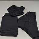 Wealurre Seamless Underwear Invisible Bikini No Show Nylon Spandex Women Panties (Large, Black)