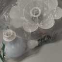 Light Blue Small Touch Control Table Lamp for Bedroom,Blue Bedside Lamps for Nightstand,Cute Mini Small Table Lamps for Small Spaces with Scalloped Shade for Kitchen Counter,Bookshelf,Living Room