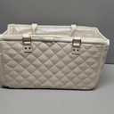 Momcando Diaper Bag Tote with Dividers, Zipper, Top Cover and Strap, Larger Size with insulated storage bag - Beige