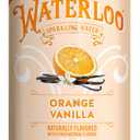 Waterloo Sparkling Water, Orange Vanilla Naturally Flavored, 12 Fl Oz Cans (Pack of 12)  Zero Calories and Zero Sugar or Sweeteners (EXP 04/09/26)